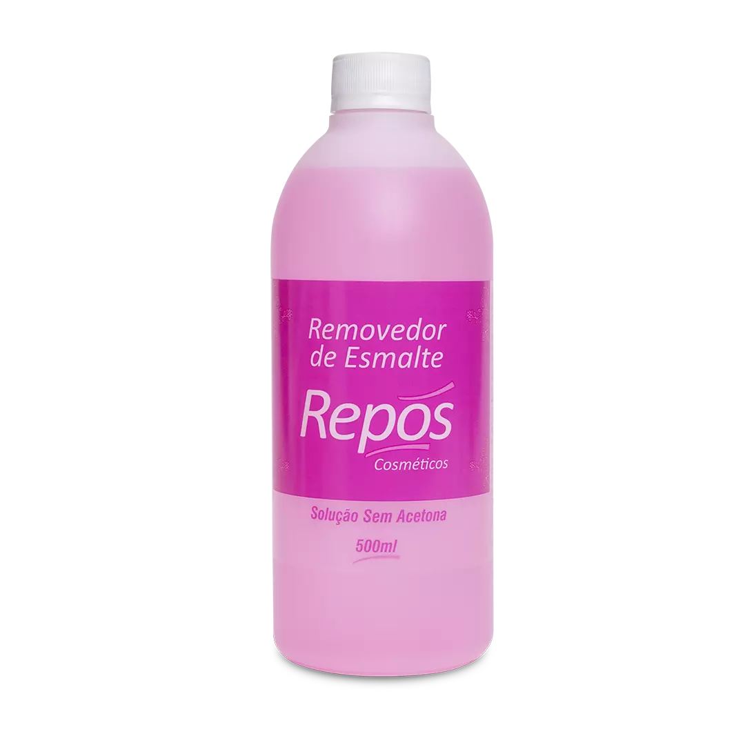 Removedor de Esmalte 500ml sem Acetona (Rosa) Repos