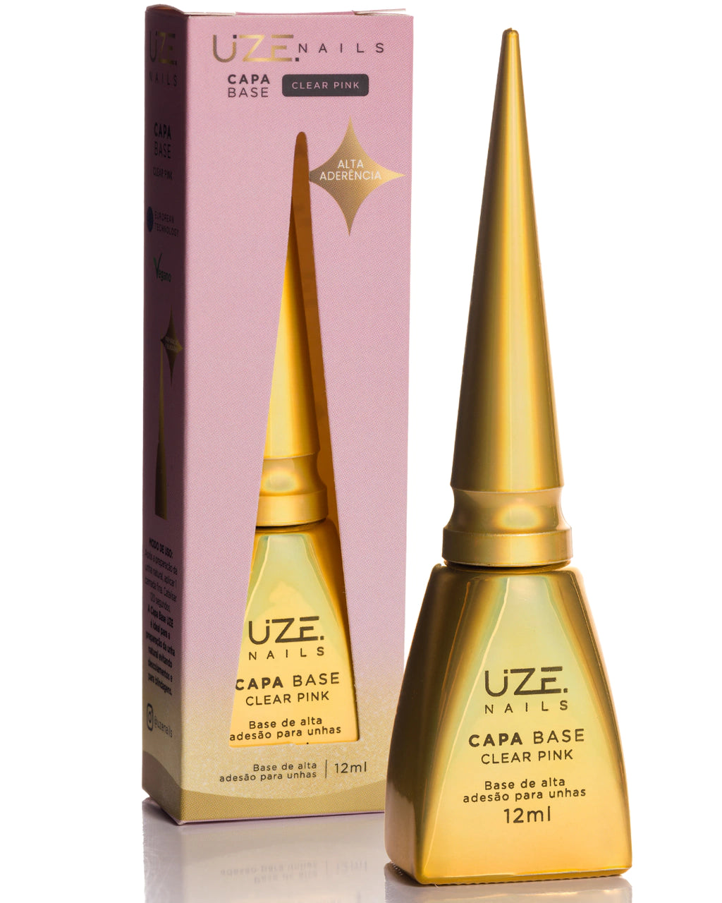 Capa Base Clear Pink 12ml Uze Nails