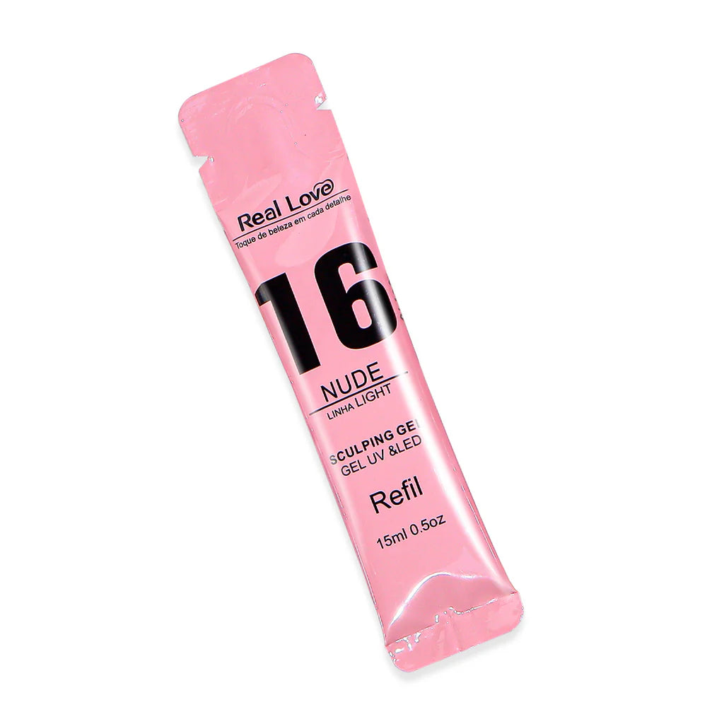 Gel REFIL Real Love Sculping 16 Nude - 15ml SACHE