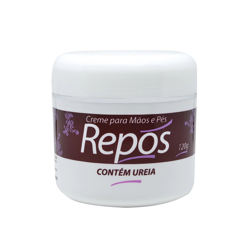 Creme Hidratante Com Ureia Repos para Mãos e Pés 120g