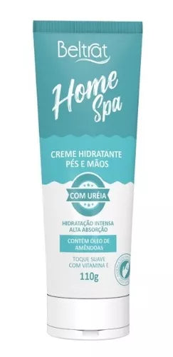 beltrat home spa creme esfoliante pés e mãos com ureia