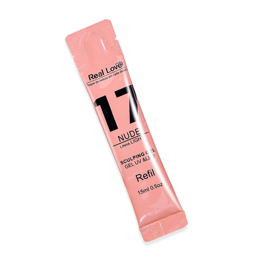 Gel REFIL Real Love Sculping 17 Nude - 15ml SACHE