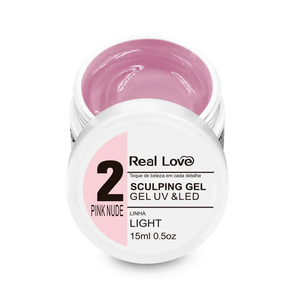 Gel de Alongamento para Unhas - Linha Light - 15ml - Real Love 2