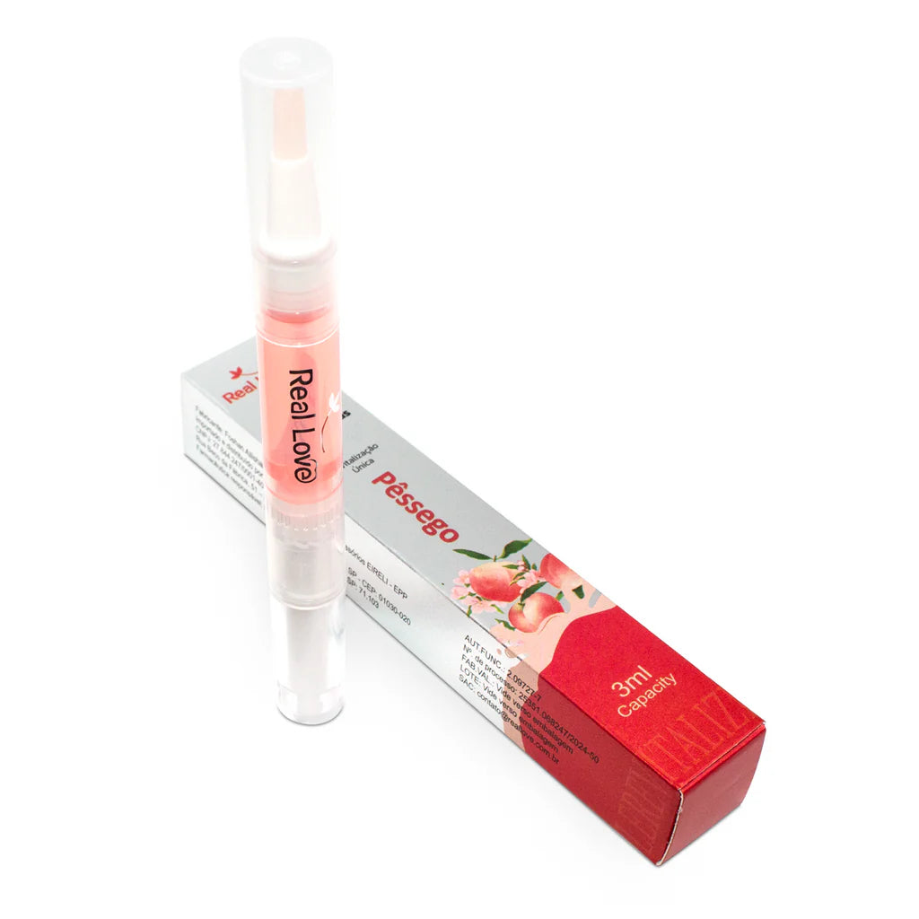 Oléo Revitalizador de Cutículas - Real Love Pêssego 3 ml