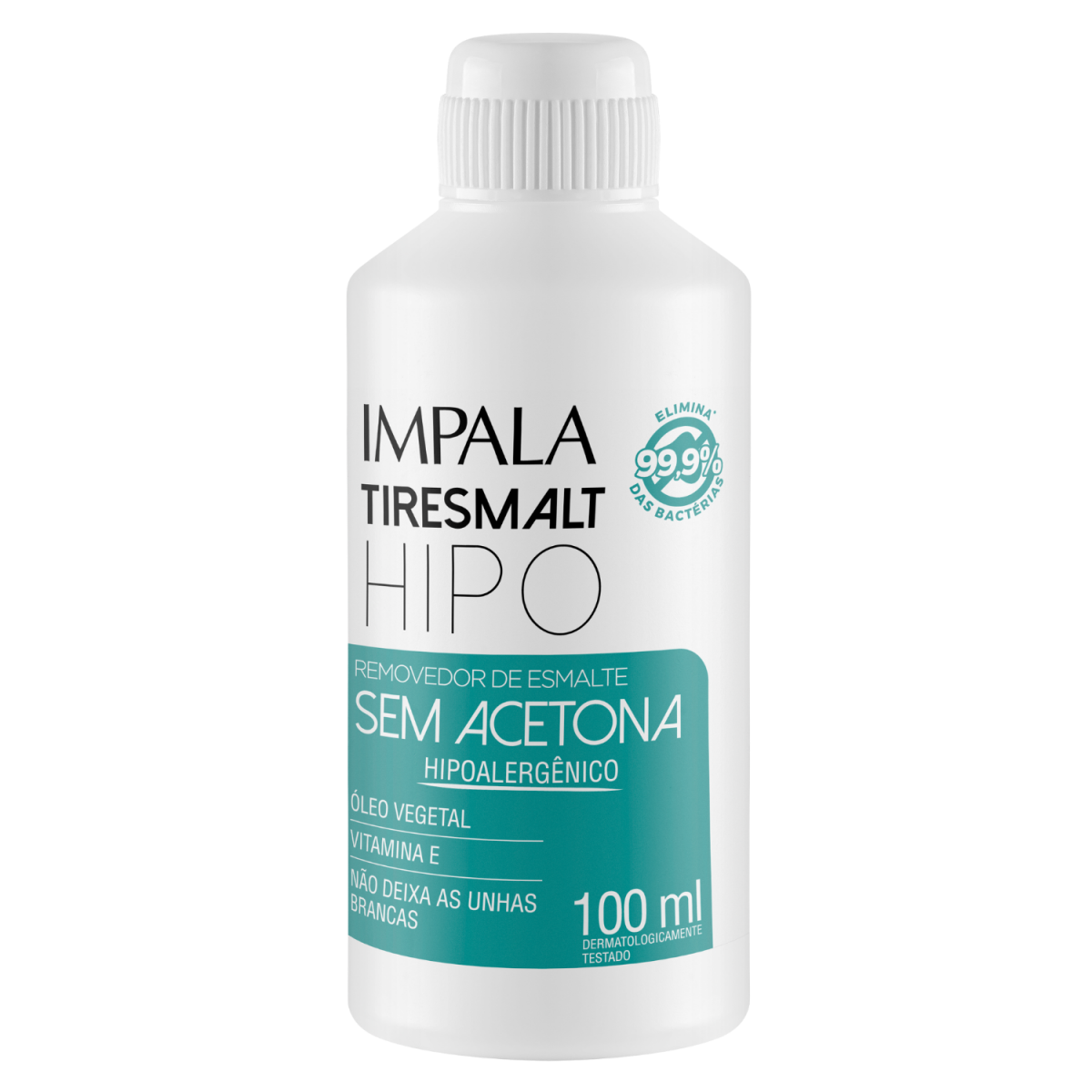 Removedor de Esmalte sem Acetona Tiresmalt Impala Hipo 100ml