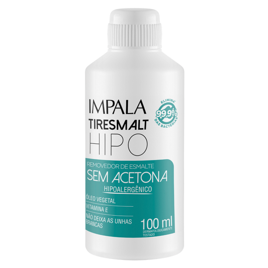 Removedor de Esmalte sem Acetona Tiresmalt Impala Hipo 100ml